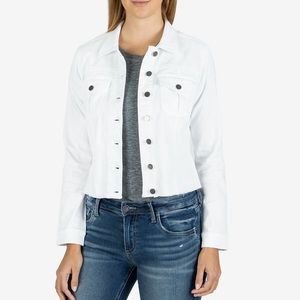 Kut from the Kloth Kara White Denim Jack